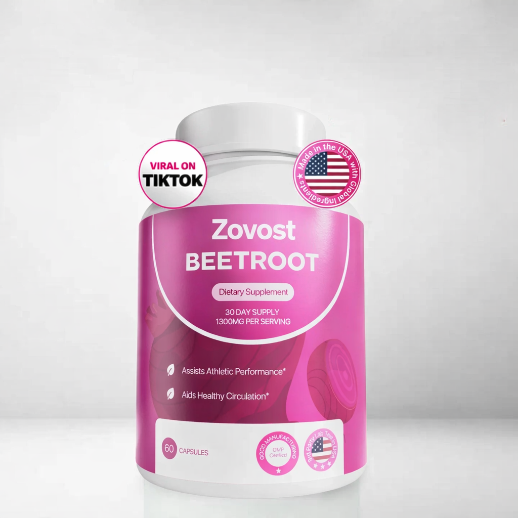 Zovost Beetroot Capsules To Support Circulation And Vitality*