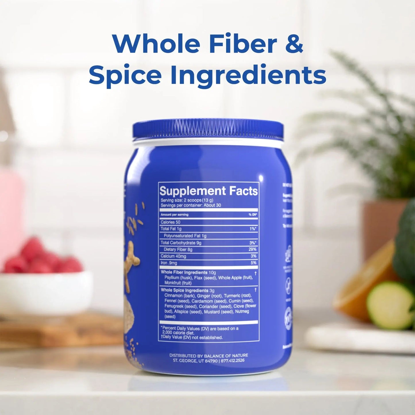 Zovost Fiber & Spice Supplement