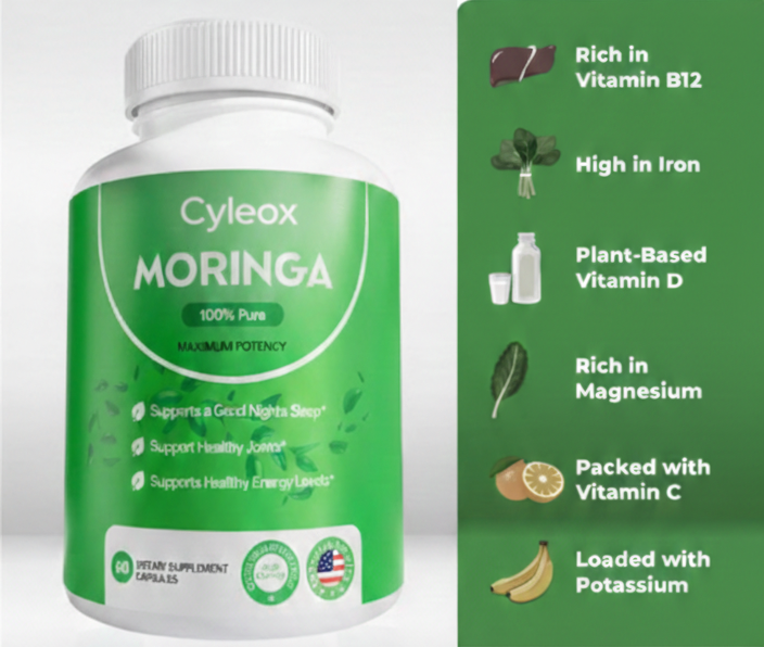 Cyleox Moringa – Naturally Lowers Cortisol To Help Restore Balance Inside and Out