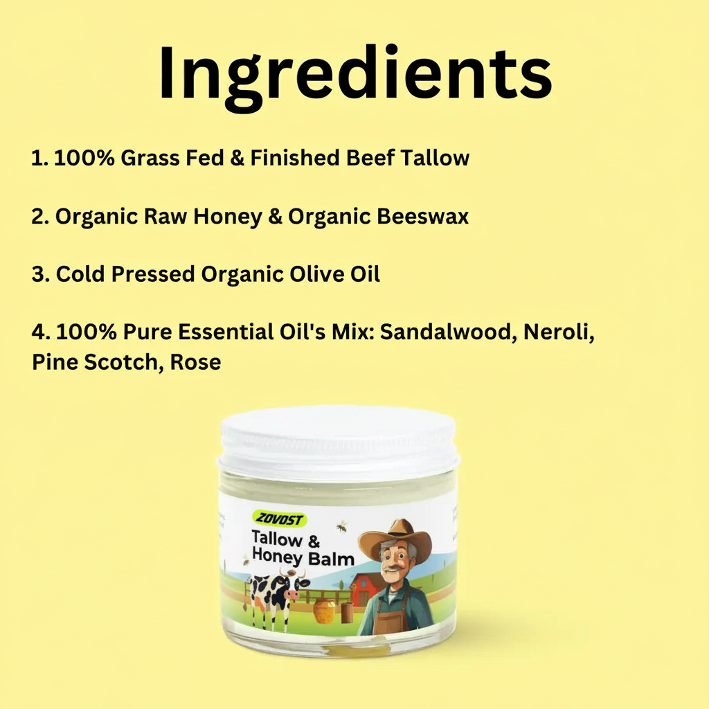 Zovost Tallow & Honey Balm