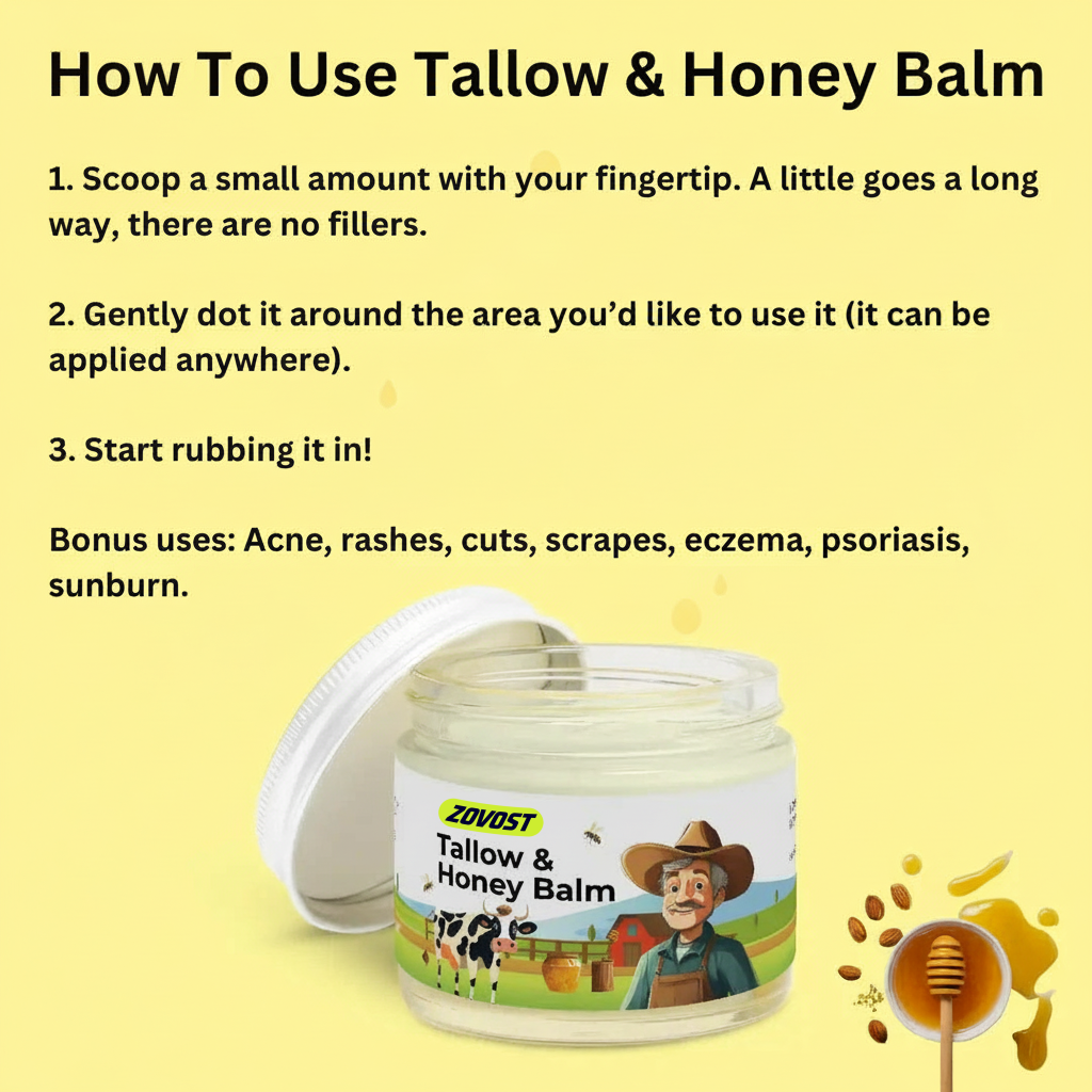 Zovost Tallow & Honey Balm