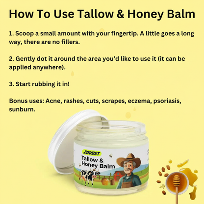Zovost Tallow & Honey Balm
