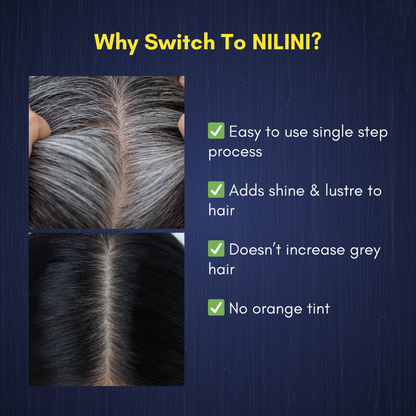 Nilini Ayurvedic Hair Color – Natural Black 40G