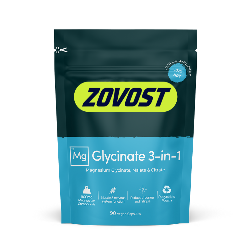Zovost Magnesium Glycinate 3-in-1