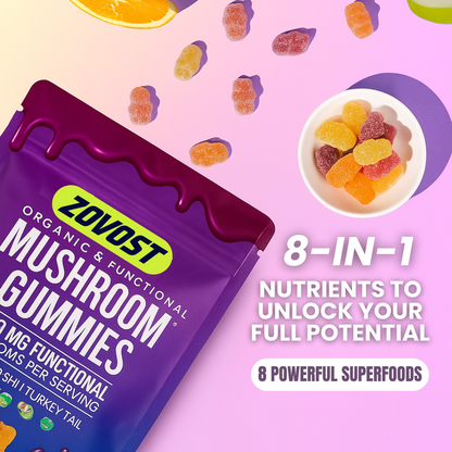 Zovost Brain Boosting Mushroom Gummies