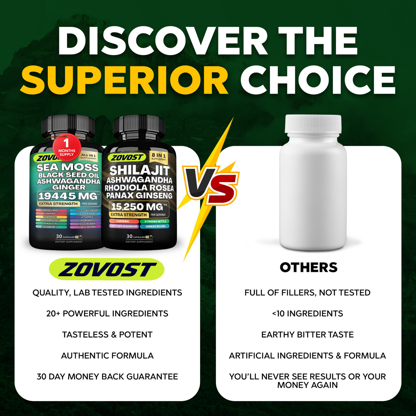 Zovost™ 20-in-1 Supplement Bundle