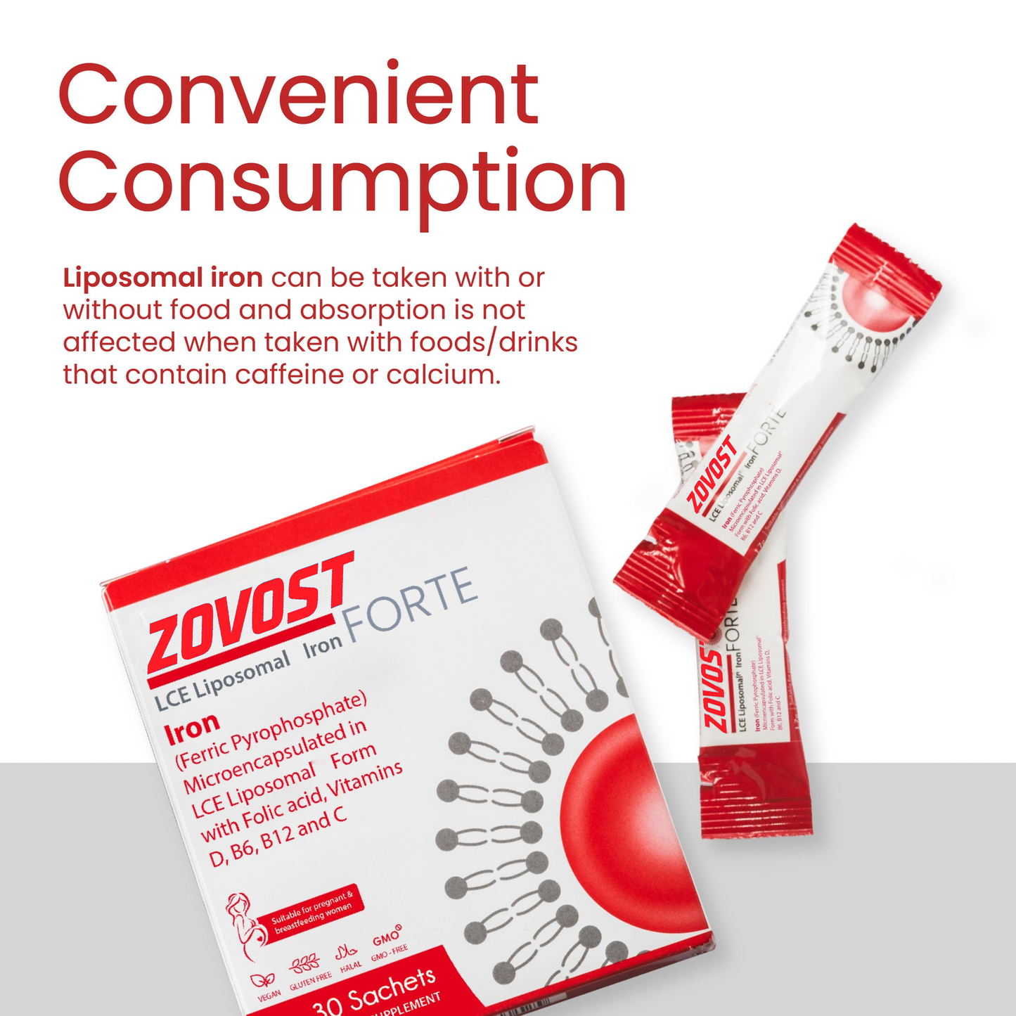 Zovost Liposomal Iron Sachets