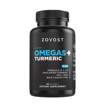 Zovost Daily Omegas + Turmeric