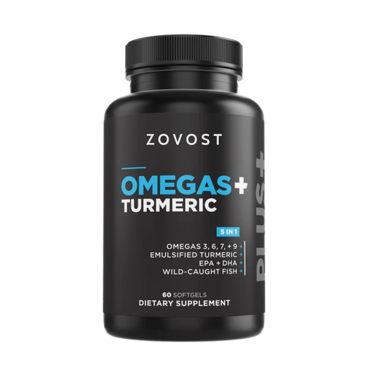Zovost Daily Omegas + Turmeric