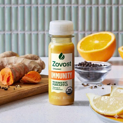 Zovost Immunity Turmeric Pineapple Shot