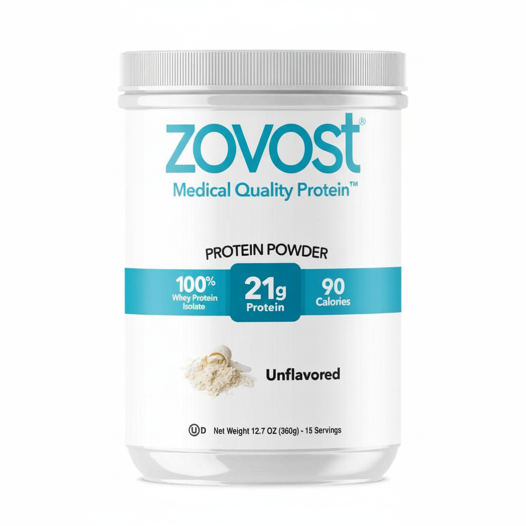 Zovost Unflavored High Whey Protein Powder