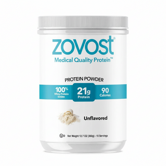 Zovost Unflavored High Whey Protein Powder