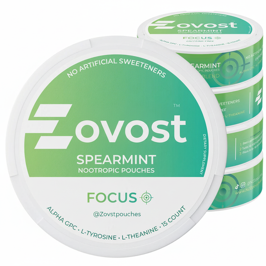 Zovost Focus Nootropic Pouches (Caffeine Free)