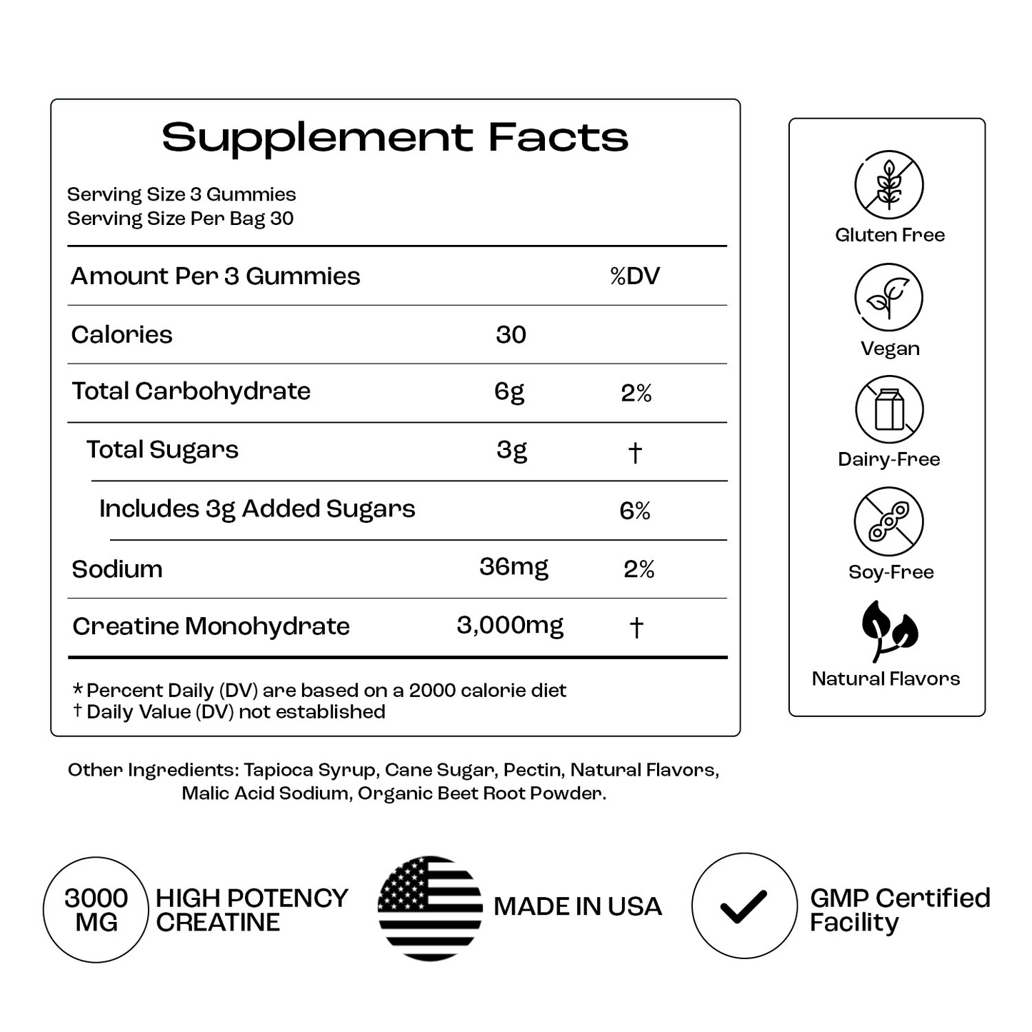 Zovost Daily Creatine Gummy