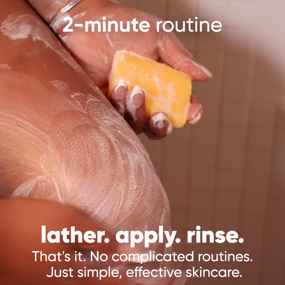 Lemon turmeric & kojic acid brightening soap